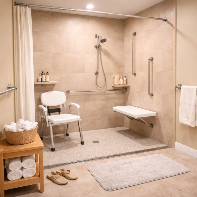 Senior Shower Installation in Doylestown, PA